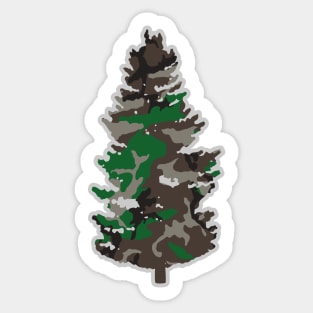 Camo Tree Sticker